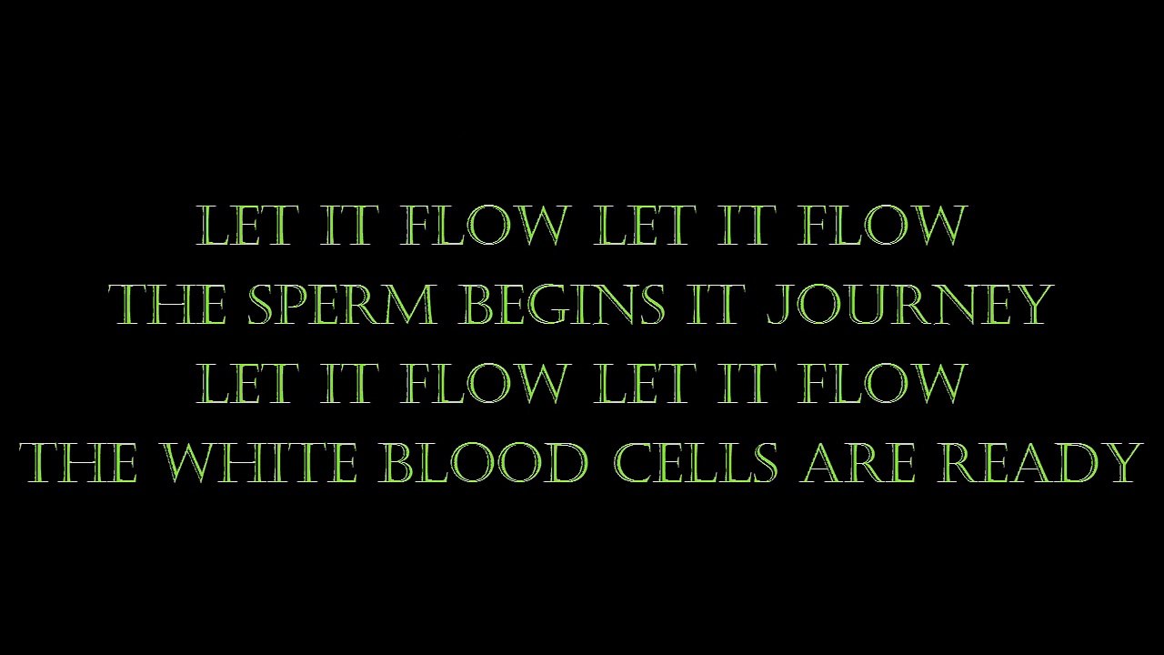 Human reproductive system - let it go/flow