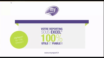 Découvrez le reporting sous Excel avec MyReport