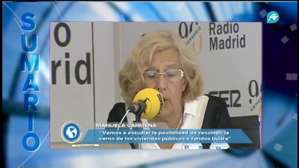 Manuela Carmena cree que Guillermo Zapata y Rita Maestre son los compañeros perfectos
