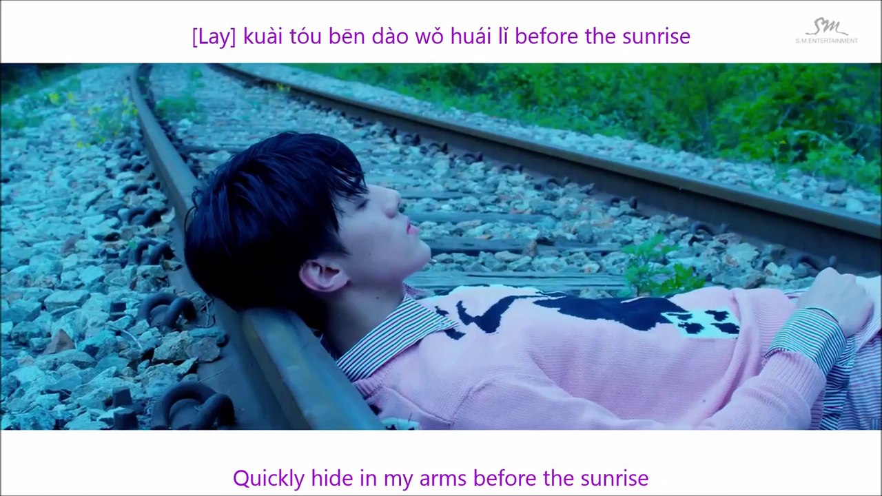 EXO - Love Me Right Chinese version[EngSub, Romanization, ColorCoded]