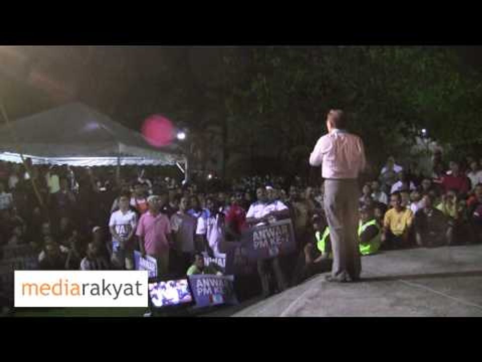 Anwar Ibrahim: Pakatan Rakyat Berjuang Atas Bersama Rakyat & Bukan Tokoh Korporat