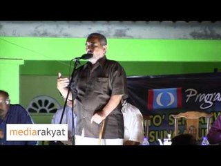 Cubaan UMNO Untuk Mengganggu Ucapan Lefttenan Jeneral (B) Ghafir Di Melaka