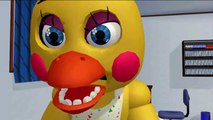 【MMD x FNAF】 Foxy touching the breasts of Toy Chica