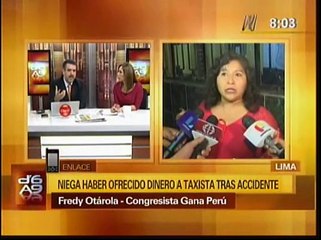 Fredy Otárola dice que sí pasó dosaje etílico tras accidente