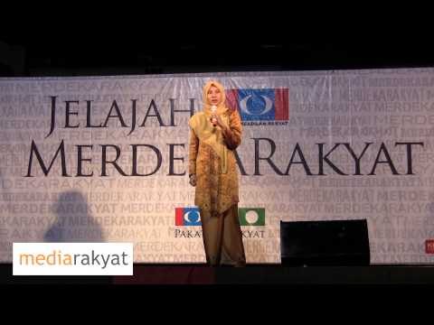Nurul Izzah: Jangan Sekali-kali Takut Dalam Melawan Pemerintah Yang Rakus, Yang Zalim