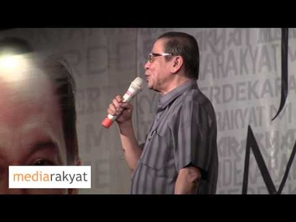 Lim Kit Siang: UMNO Barisan Nasional Satu Parti Yang Tidak Ada Prinsip