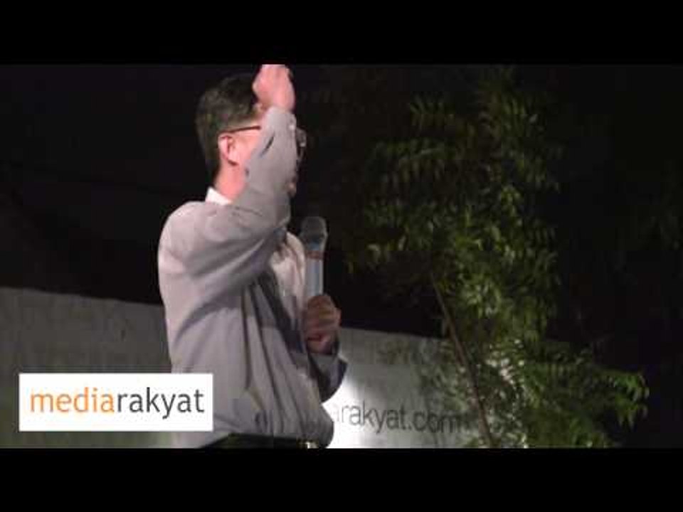 Tian Chua: Kita Harus Pastikan Negara Kita Tidak Terjatuh Berterusan Di Tangan Orang Yang Rasuah