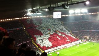 02.11.2011 FC Bayern München-SSC Neapel Champions-League Hymne+Choreographie+Pyro HD