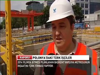 Türk Firması Polonya Varşova Metrosu İnşaatını Yapıyor