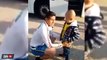 James Rodriguez & Falcao great gesture with this child