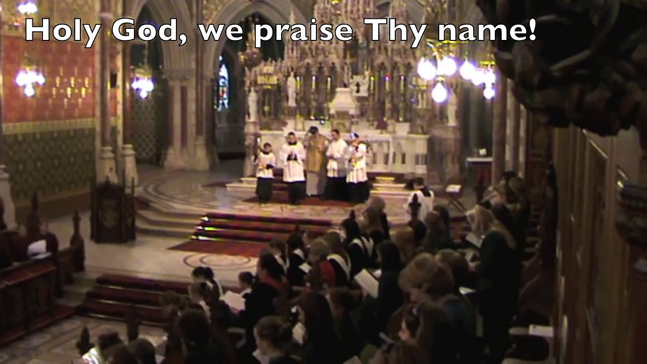 Holy God, we praise Thy name