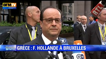 Dette grecque: "Les conditions d’un accord sont réunies", dit Hollande