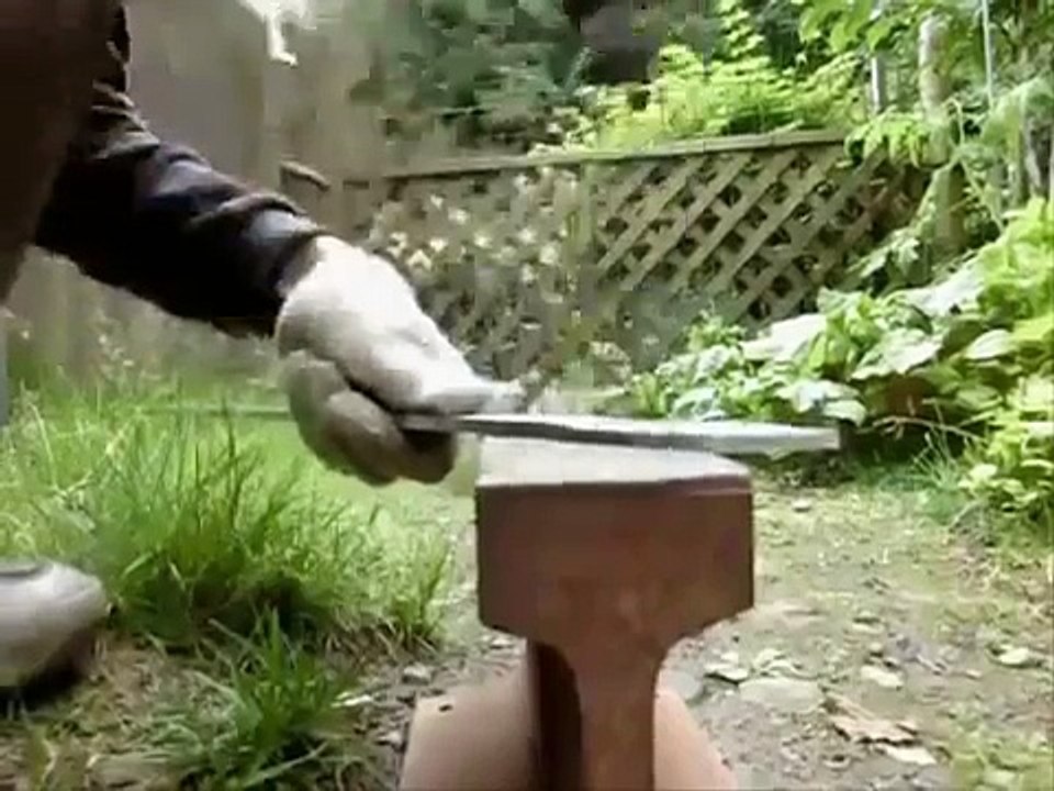 How to make a double edged samurai sword