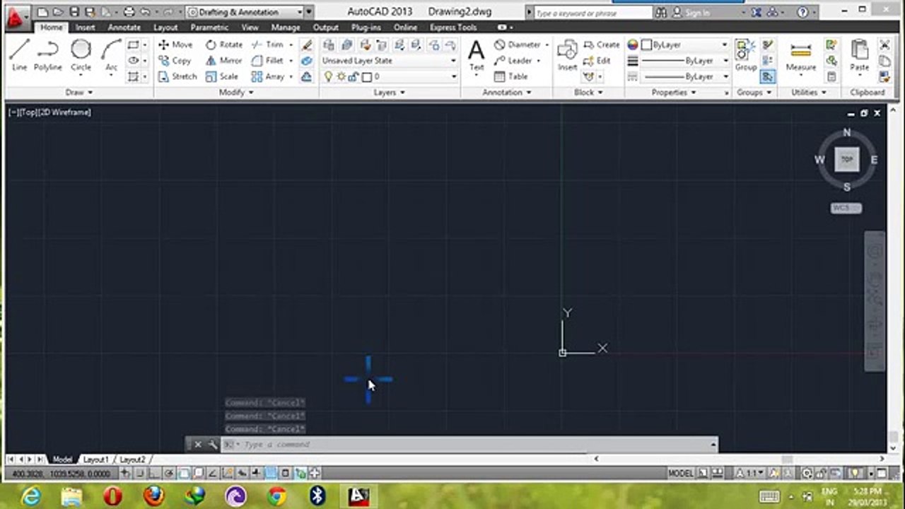 Autocad 2013 tutorial - circle in hindi Urdu (3-_50) By MNRAQ