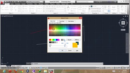 Autocad 2013 tutorial  properties of line in hindi Urdu(22-50) By MNRAQ