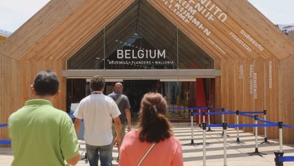 Exposition universelle Milan 2015: Marcourt à la découverte du pavillon belge "durable et auto-suffisant"