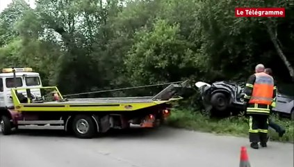 Plouigneau (29). Perte de contrôle à Kerstrat