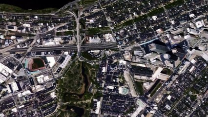 Premieres vidéos couleur HD de la terre vu de l'espace : Londres, Boston, Barcelone