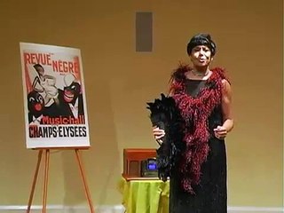 Josephine Baker as portrayed by Vernice Jackson