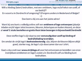 Kleding bedrukken Dordrecht