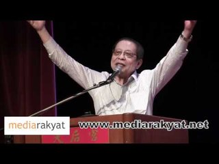 Lim Kit Siang: You Must Be The Agent For Change, You Must Spread The Word For Change