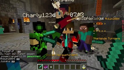 Minecraft PvP Event gegen Powerranger mitneuen Skins