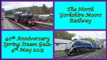 North Yorkshire Moors Railway - 40th Anniversary Spring Steam Gala - 4th May 2013