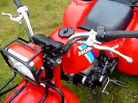 Honda ATC 200ES BIG RED Trike (1984) Walk around & Start-up