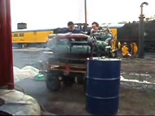 Leyland 680 Diesel Engine Startup