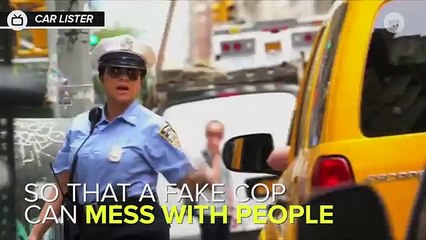 Fake Cop "Lifts Up" Entire Taxi Cab By Herself In Prank Video