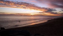 Newport Beach Sunset - Moonrise - Sunrise Time-Lapse  (Holy Grail)