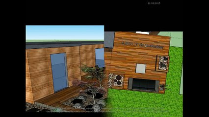 Aménagement terrasse en ipé esprit zen.