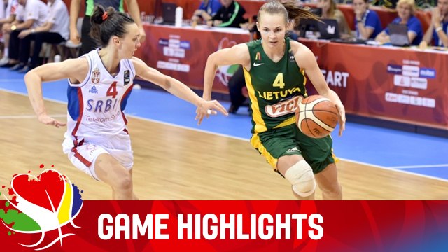 Serbia v Lithuania - Game Highlights - Group F - EuroBasket Women 2015