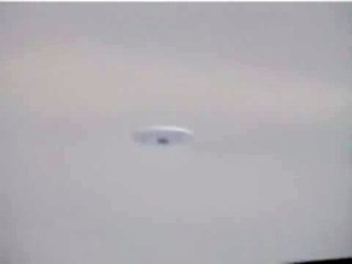 UFO  "blue white disc" UFO