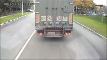 Leg dich nicht mit einem Rusischen LKW Fahrer an.
