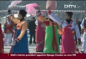 Chinese TV shows proud North Koreans after Satellite launch - CCTV