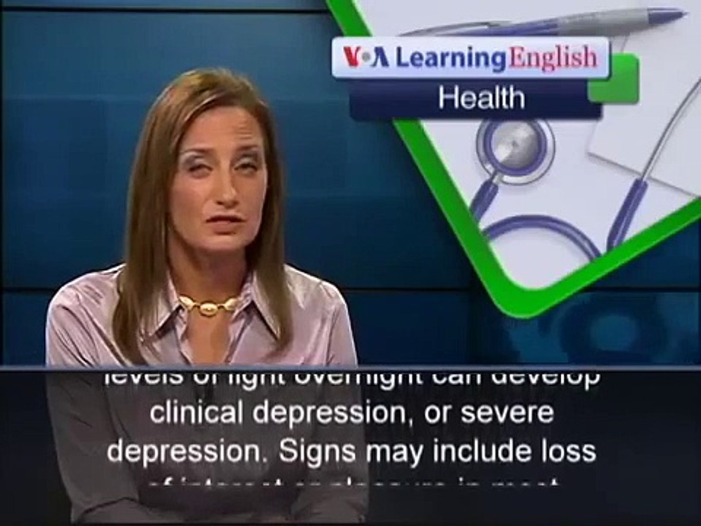 ⁣VOA Special English   VOA Learning English   Colors and Depression