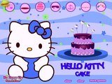Hello Kitty Cake baking game for girls ( cooking video galme by hello kitty) jeux de fille