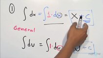 Integral de un diferencial (regla de integración)