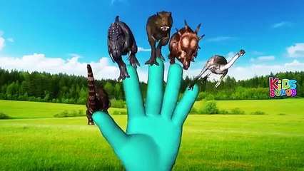 Dinosaurs  Finger Family Rhymes | Cartoon Dinosaurs For Children Finger Family
