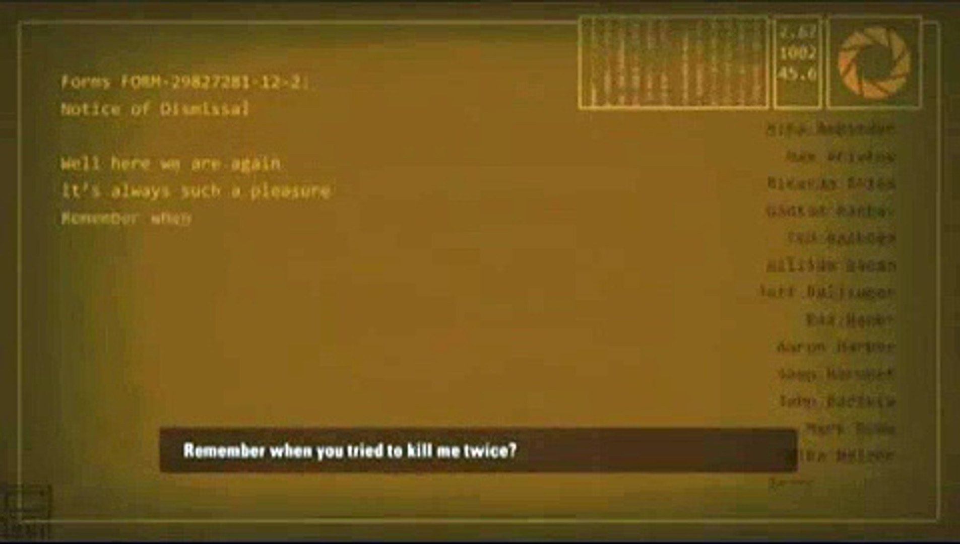 Portal 2 End Song Want You Gone By Jonathan Coulton Video Dailymotion