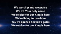 The King is Here - Kim Walker-Smith w/ Lyrics