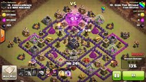 Clash of Clans TH9 [3 STARS] Balloons, Lava Hounds, Minions