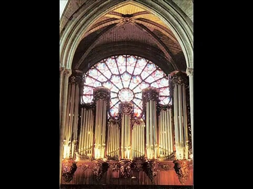 Pipe Organ Notre Dame Cathedral Paris Vierne Impromptu