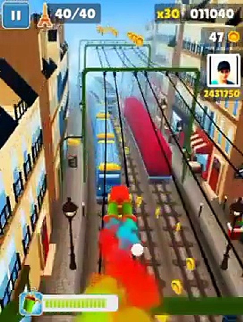 Bump Into 40 Light Signals Subway Surfers Video Dailymotion