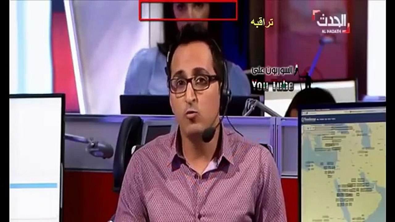 فضائح قناة العربية على الهواء مباشرة