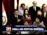 OLLANTA HUMALA JURA RESPETARÁ LA DEMOCRACIA - 19 DE MAYO 2011