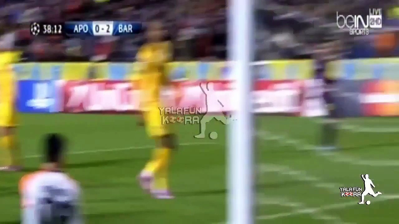 Apoel Vs Barcelona 0 4 All Goals And Highlights Hd Cl 2014