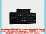 Cooper Cases(TM) K2000 Archos 101 XS / 101 XS 2 / 80 XS Bluetooth Keyboard Dock in Black (US