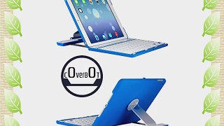 CoverBot iPad Air 2 Keyboard Case Station BLUE Bluetooth Keyboard For iPad Air 2. Folio Style